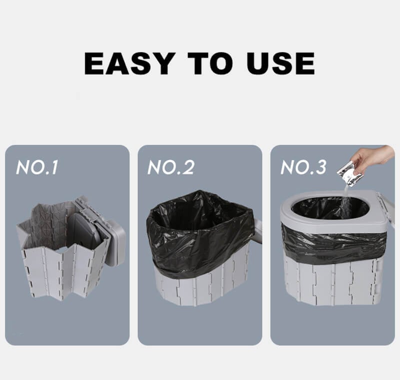 Portable Folding Toilet – Lightweight, Durable & Multi-Purpose for Outdoor Use