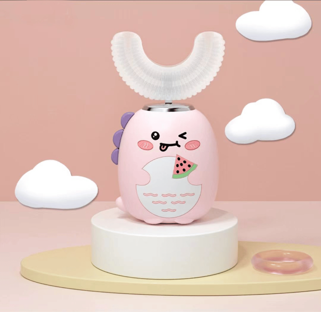 🦖 Kids U-Shaped Electric Toothbrush
