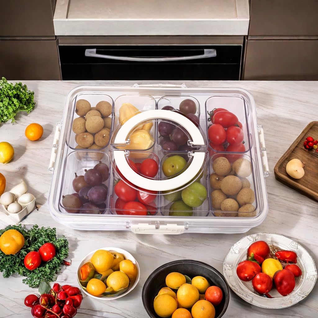 Ultimate Snackle Box with Lid – Portable & Convenient Food Storage