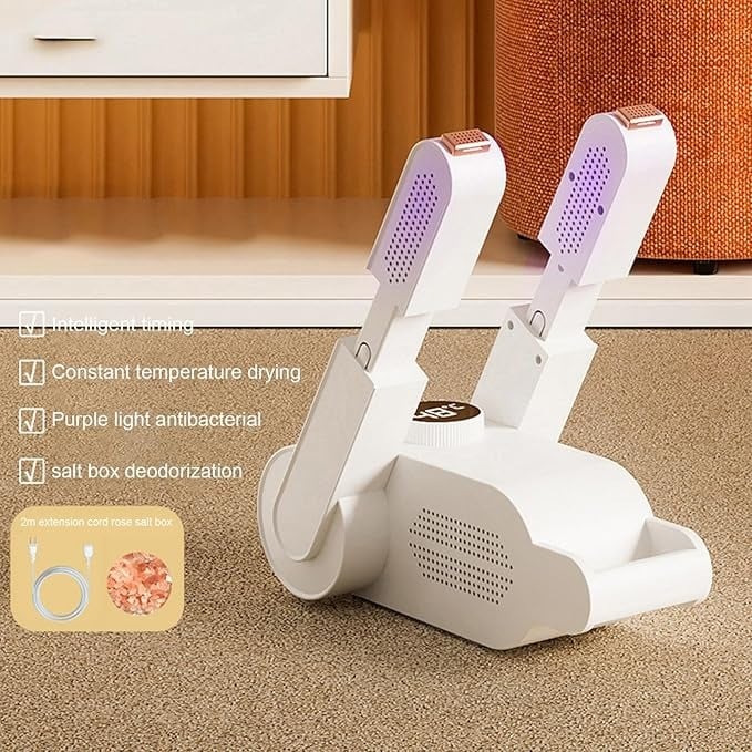 Shoe Dryer – Heated Smart Electric Shoe Dryer and Dehumidifier, Foot Warmer 🧳👢