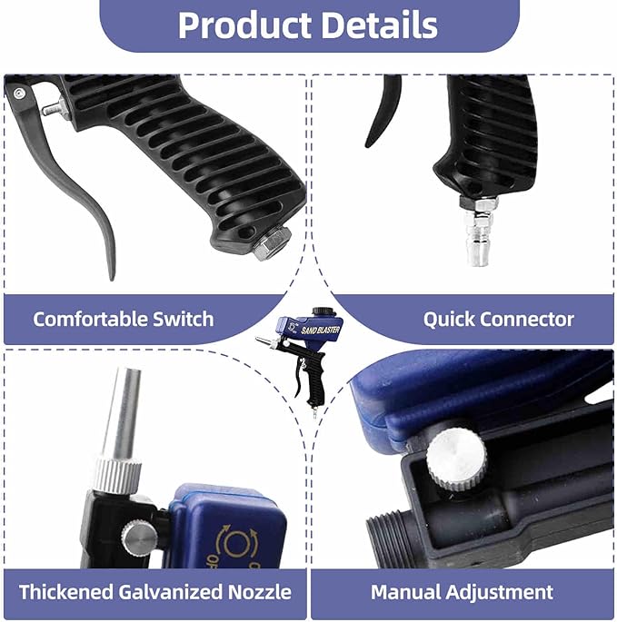 🎁Last Day Promotion 49% OFF🔥Rust Blasting Device Adjustable Blasting Machine