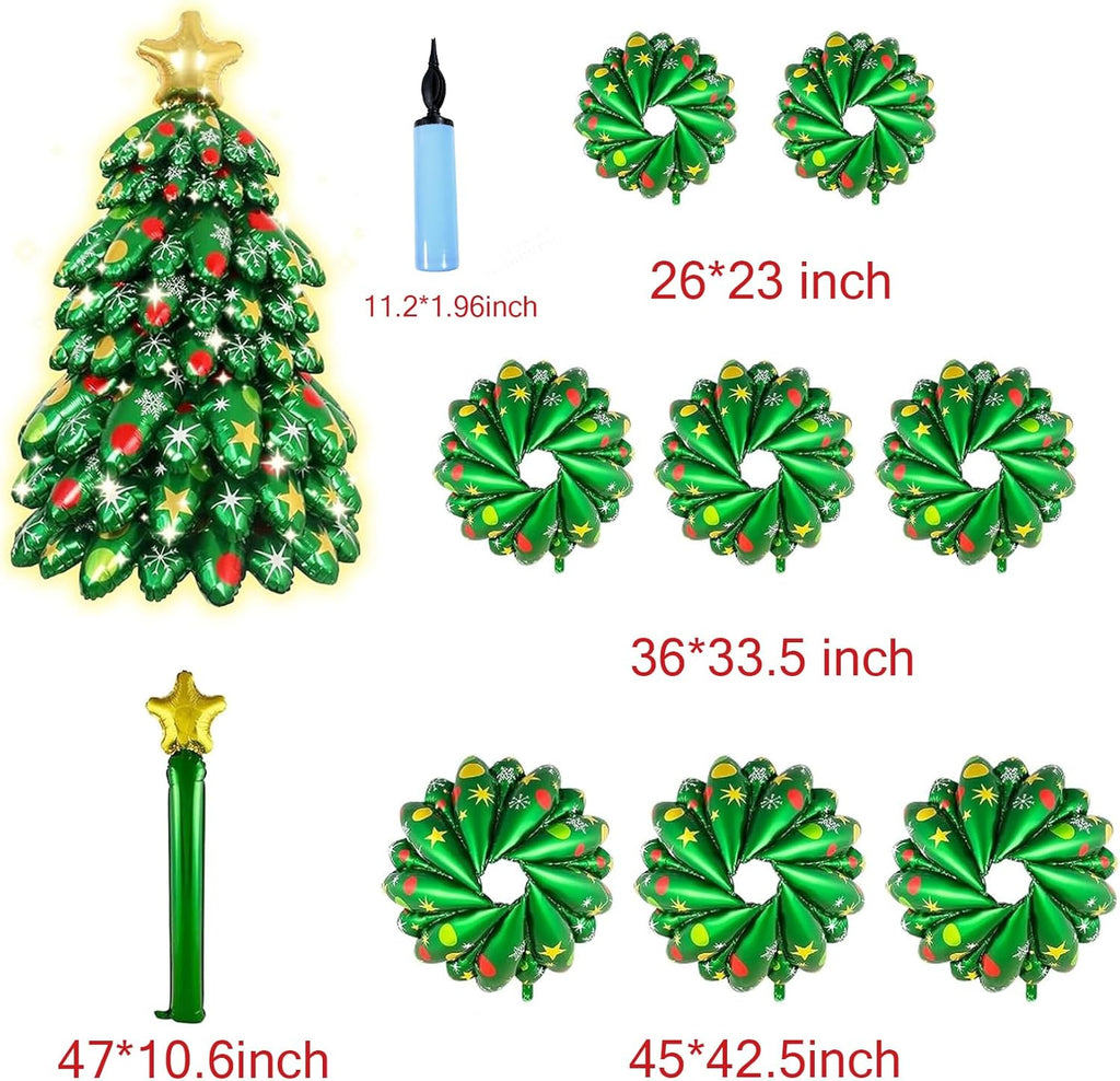 🎄4D Standing Large Christmas Tree Foil Balloon