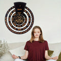 Wooden Rotating Perpetual Calendar - Handcrafted, No Formaldehyde
