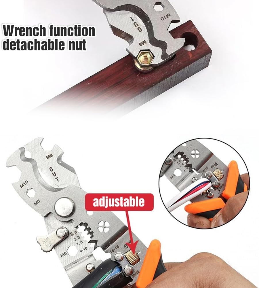 Multifunctional Wire Stripper Crimping Pliers