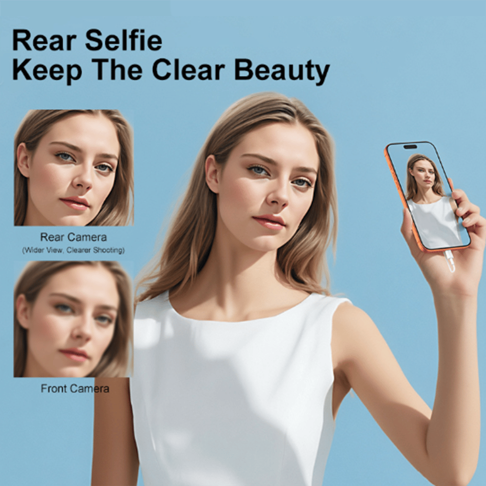 Rear Magnetic Selfie Display Screen