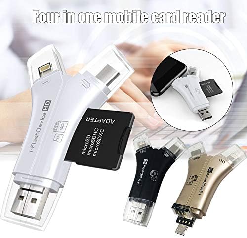4-in-1 Multi-Card Reader – Effortless Data Transfer and More!