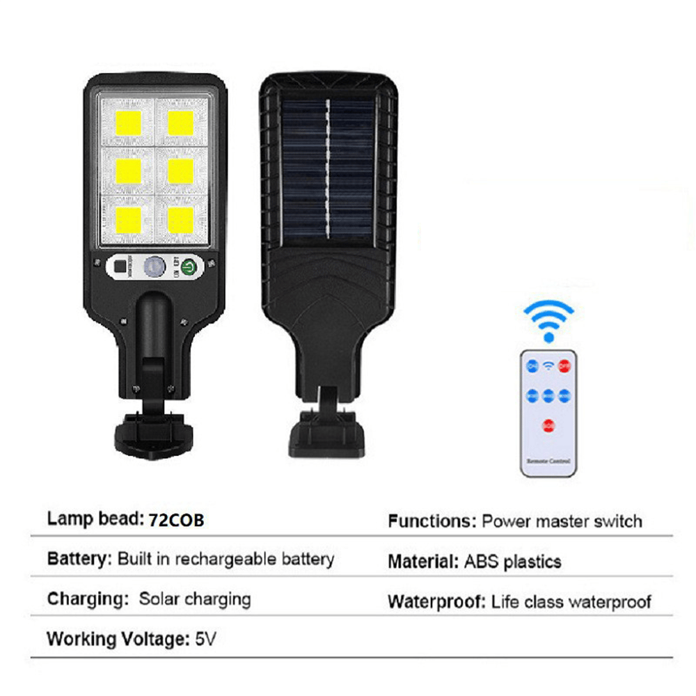 Powerful Solar Street Light for Outdoor Security & Illumination