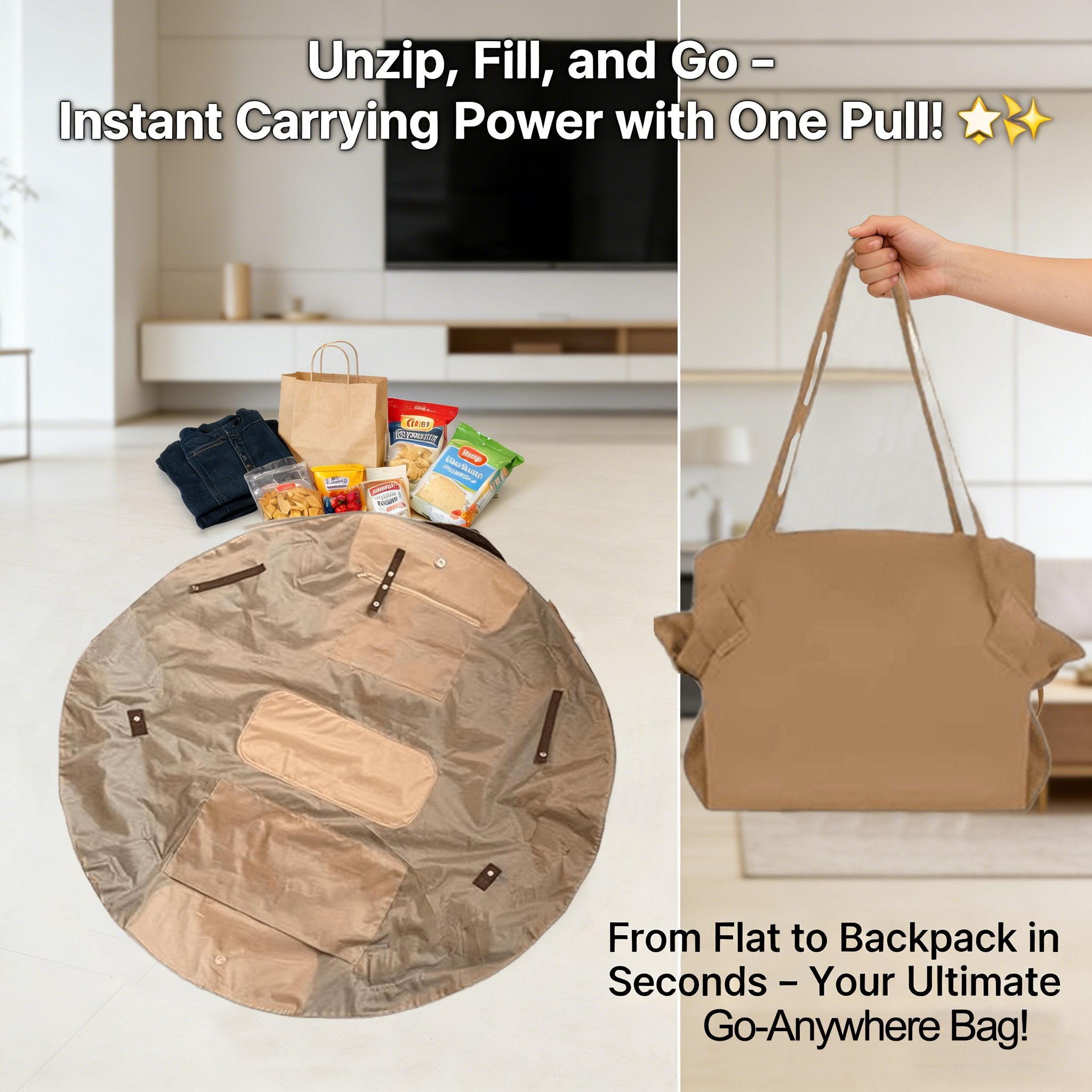 👜✨Stylish & Portable Tote Bag - Your Ultimate Carry-All Solution