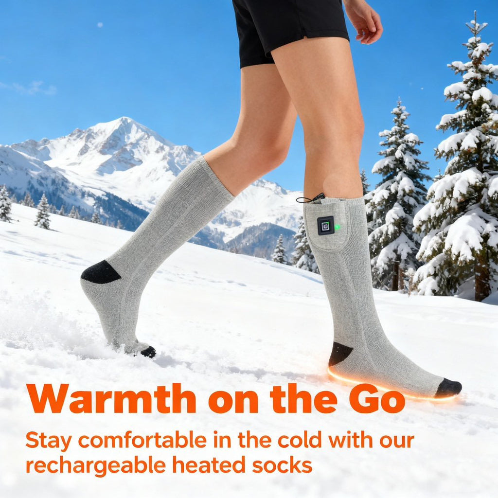 ❄️ Heated Socks Rechargeable Electric Foot Warmer