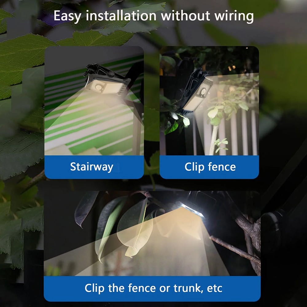 Outdoor solar garden lights and motion-activated lights 🌟