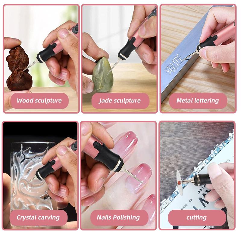 USB Engraving Pen - Mini Electric Engraver Tool Kit