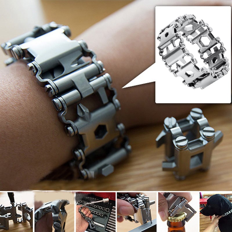 29-in-1 Multifunctional Stainless Steel Bracelet