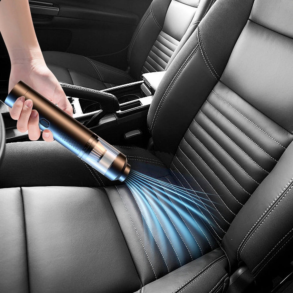 4-in-1 Multi-Function Car Vacuum Cleaner, Portable Air Pump, Wireless Vacuum & Mini Blower