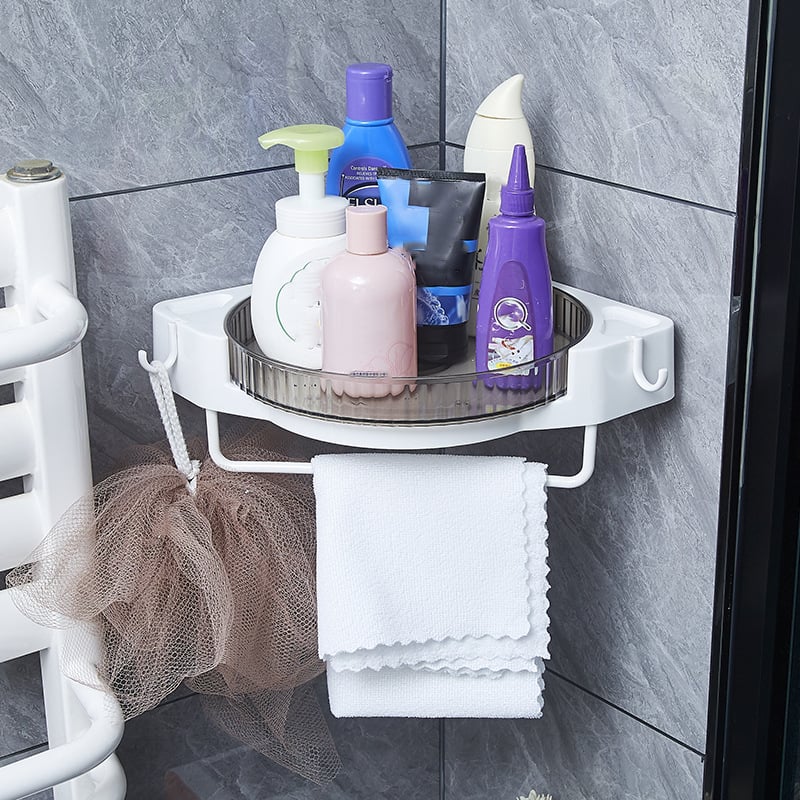 🚿 360-Degree Rotating Wall Mount Bathroom Organizer