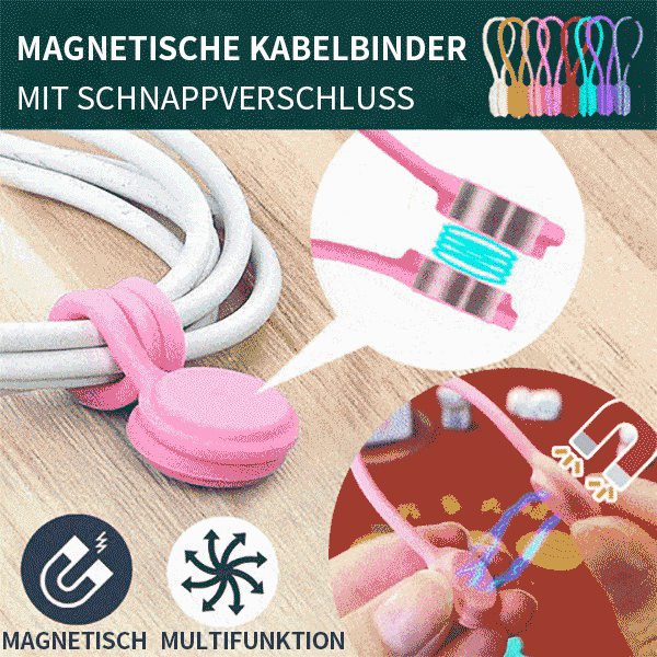 🔥Heiße Verkäufe 49% RABATT🔥🔥Snap-On Magnetische Kabelbinder