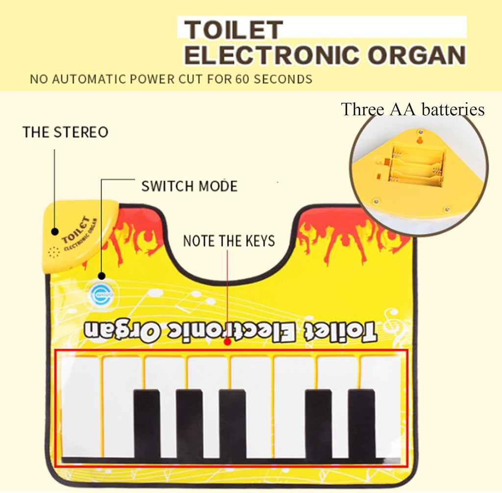 Toilet Piano Sound Pad - This is a great gag gift for all ages