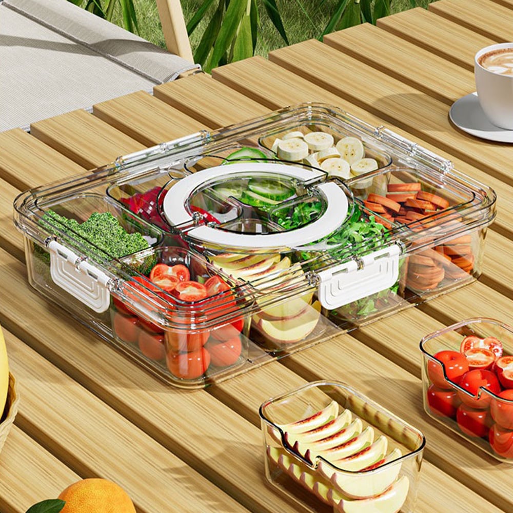 Ultimate Snackle Box with Lid – Portable & Convenient Food Storage