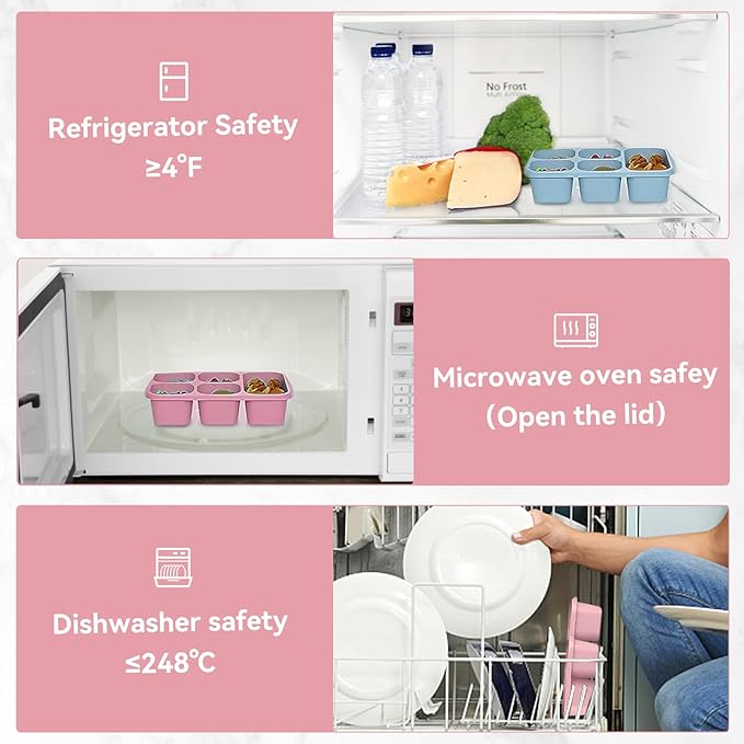 Bento Snack & Meal Prep Containers