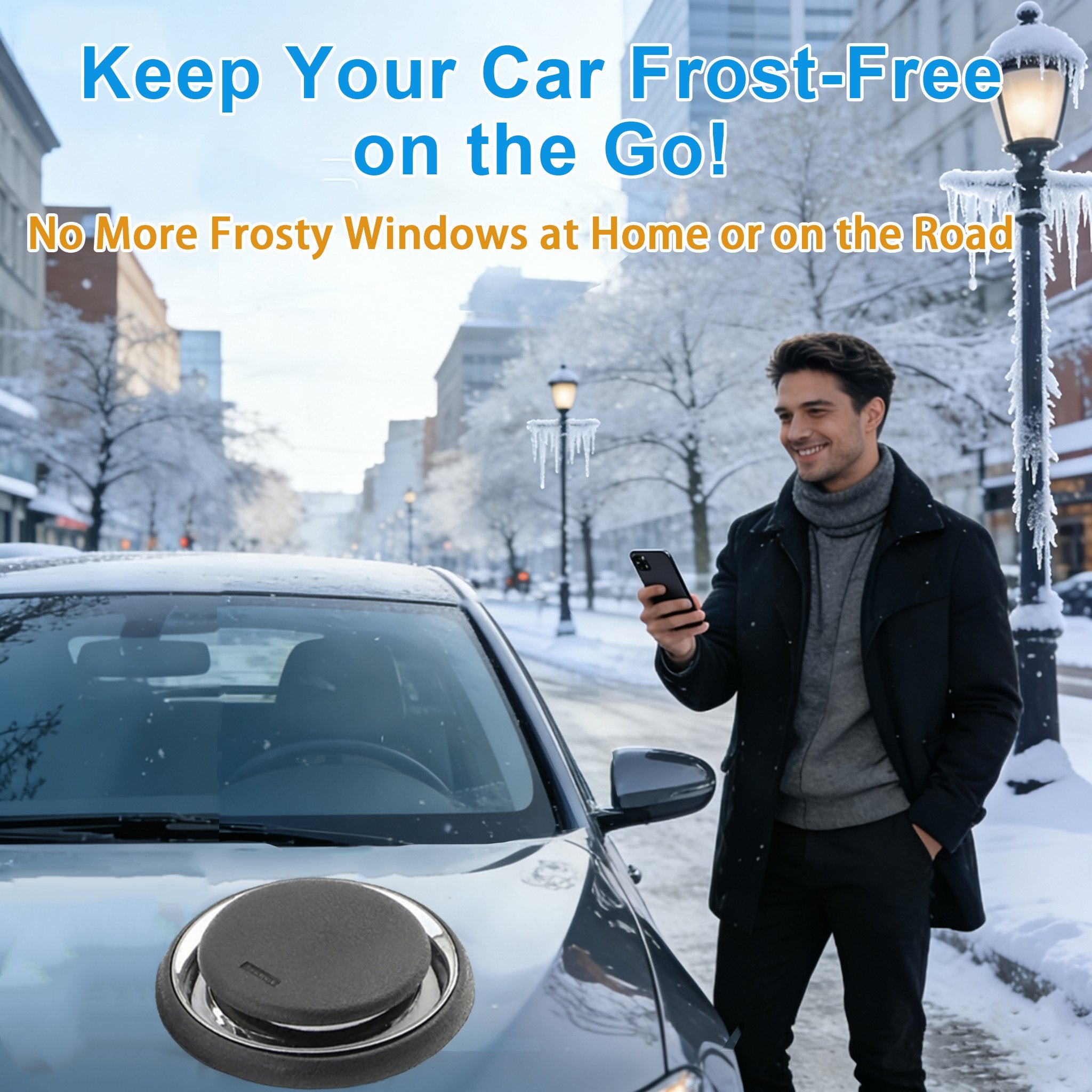 🚗Antifreeze Device – Auto Defroster & Molecular Heater for Snow and Ice Removal❄️
