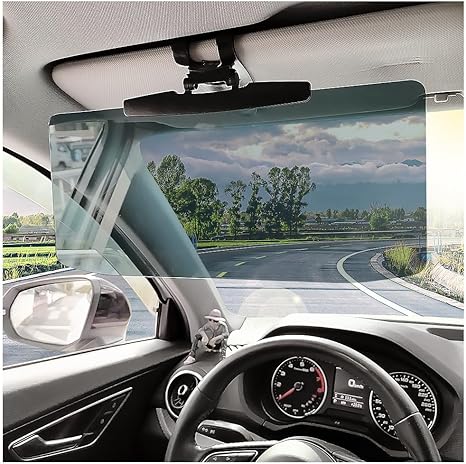 Anti-Glare Polarized Sun Visor Extender for Safe Driving