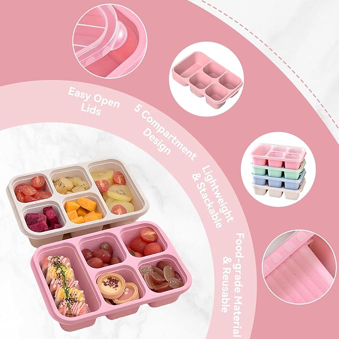 Bento Snack & Meal Prep Containers