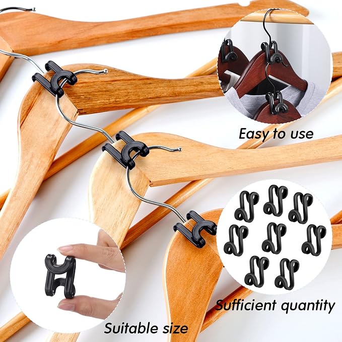 Space-Saving Hanger Extender Hooks – Perfect Closet Organizers