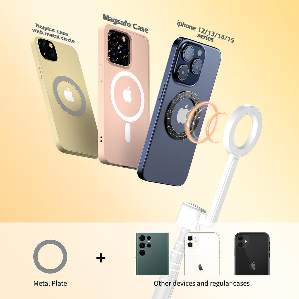 Magnetic Tripod for Mobile Phones - Capture Moments Effortlessly!