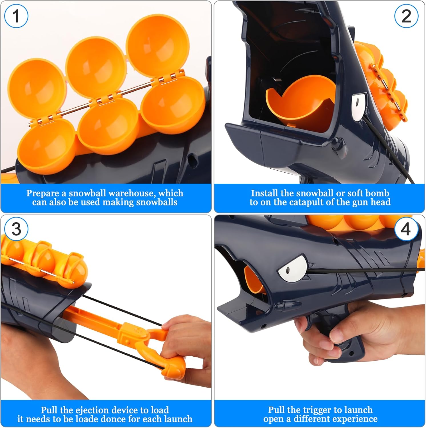 Shark Snowball Launcher
