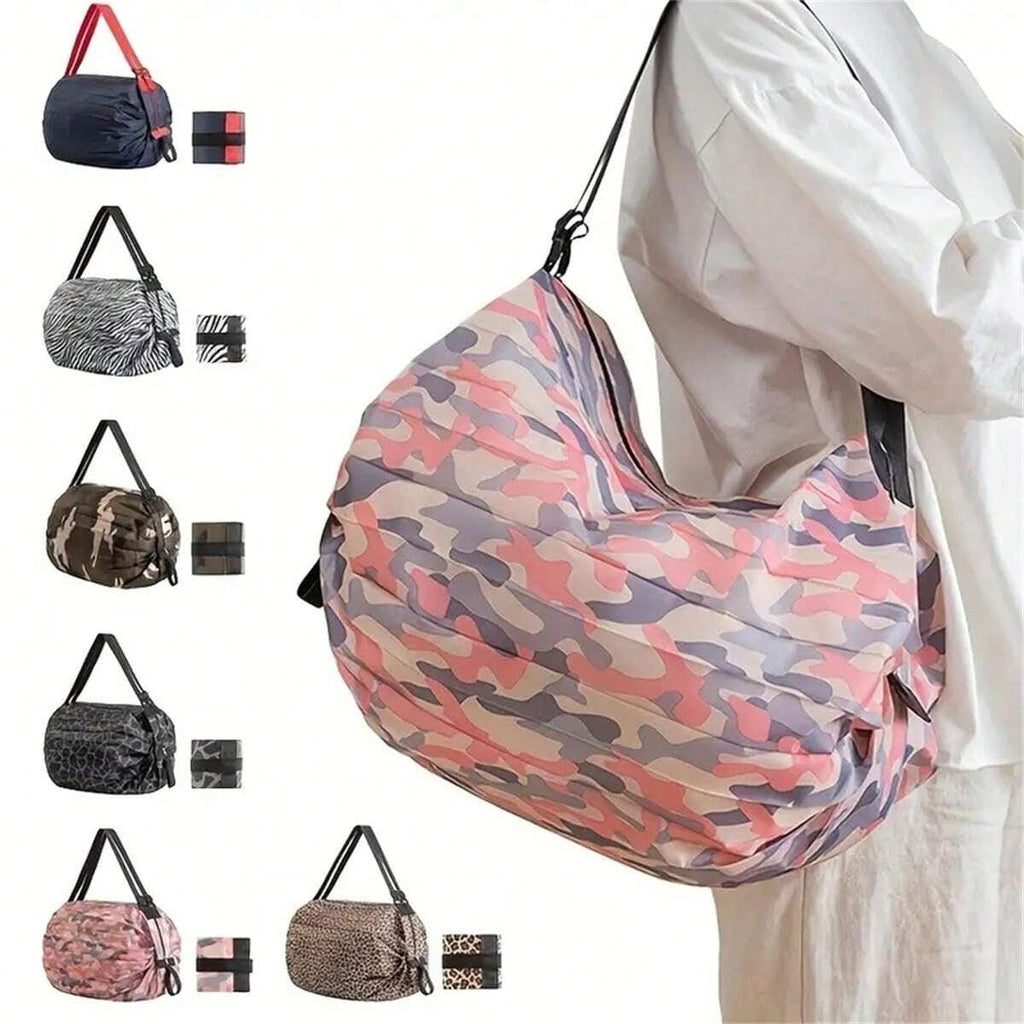 Eco-Friendly Foldable Shopping Bag - Portable, Durable, and Stylish for Every Occasion