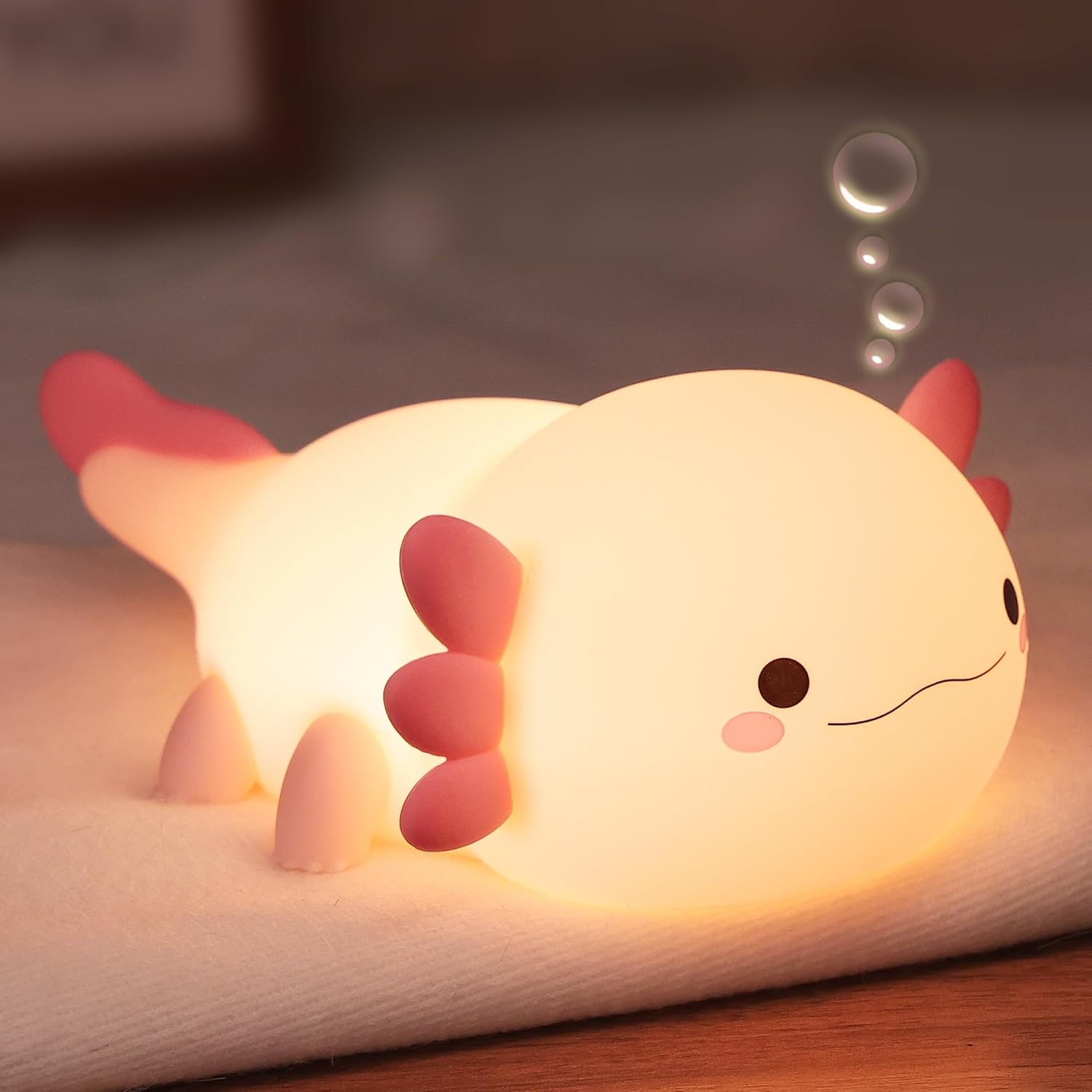 Cute Axolotl Night Light