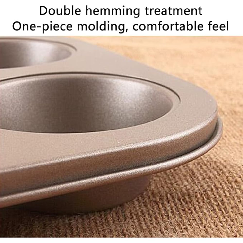 Non-Stick Baking Pans, Easy to Clean and Perfect for Making Jumbo Muffins,Cupcakes or Mini Cakes