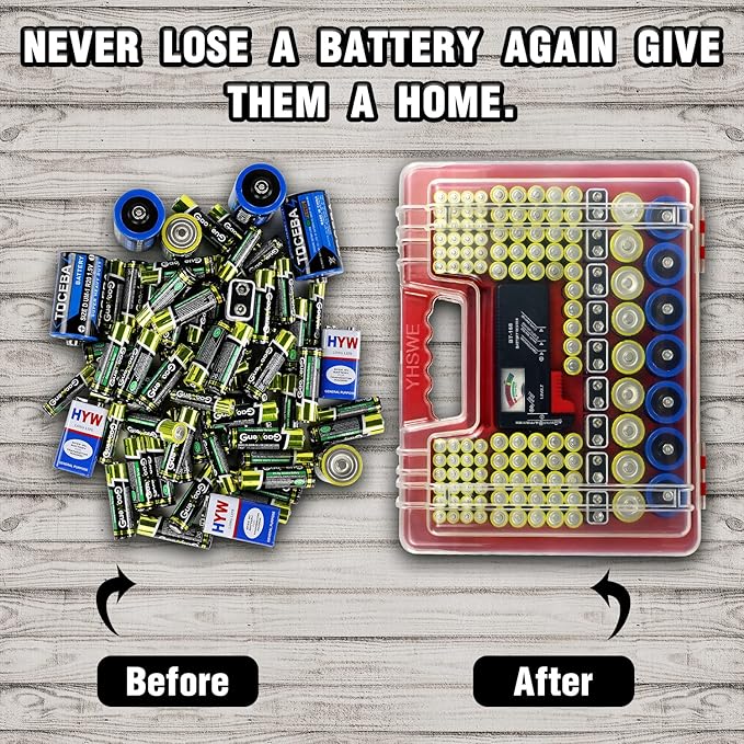 Capacity Storage Case with Tester (Red)