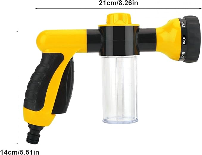 Versatile Foam Blaster: The Ultimate Tool for Car Washing, Garden Watering, and Gentle Pet Bathing