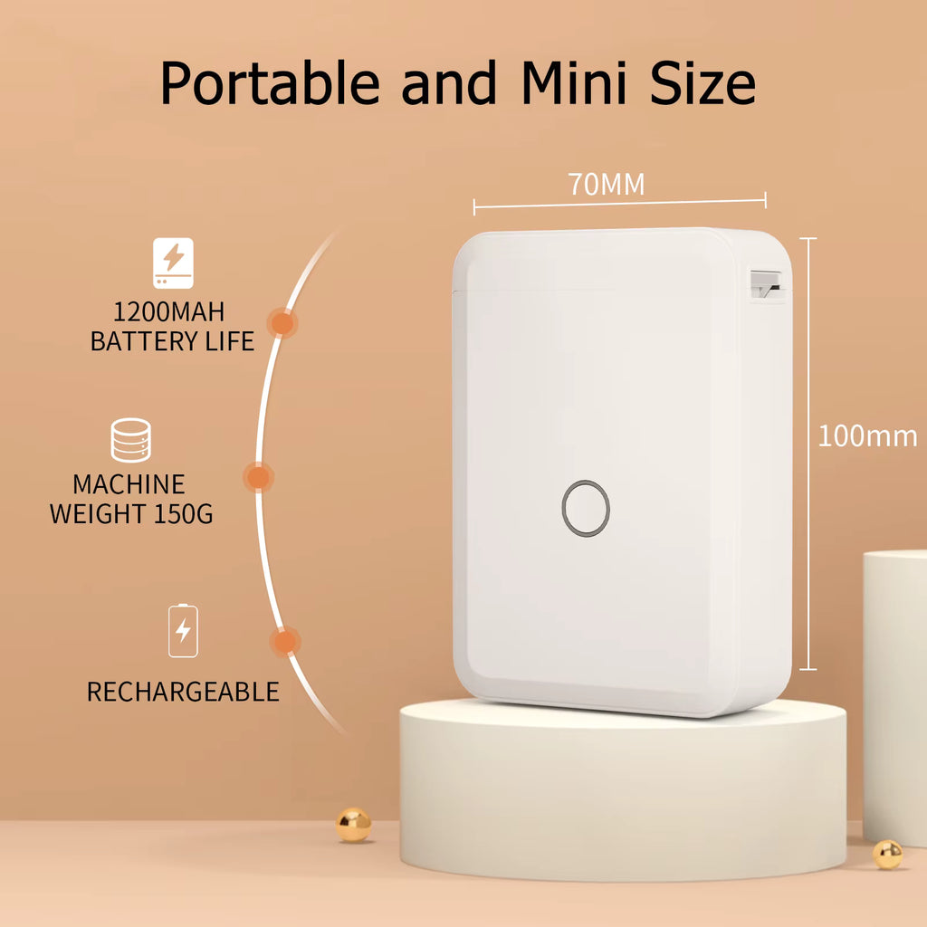 Portable Inkless Label Printe