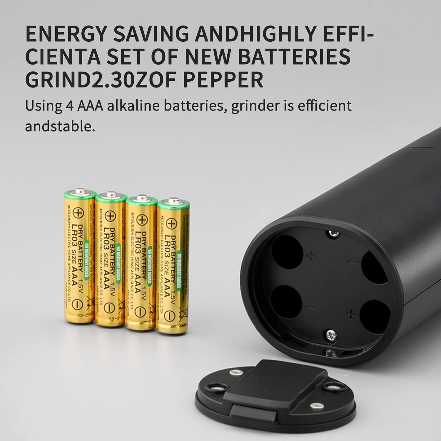 One-Touch Seasoning Masters: Electric Salt and Pepper Mill Set