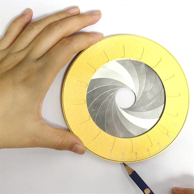 Perfect Circles Made Easy: The Adjustable Aluminum Alloy Circle Drawing Tool