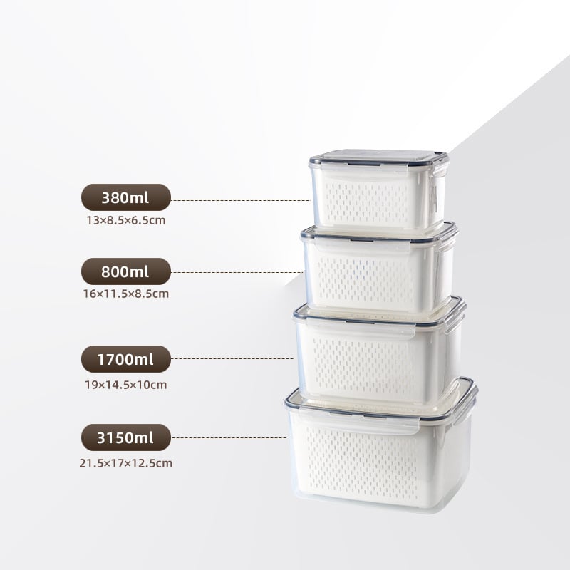 Food Storage Containers for Refrigerator Organization(3-7 PCS)