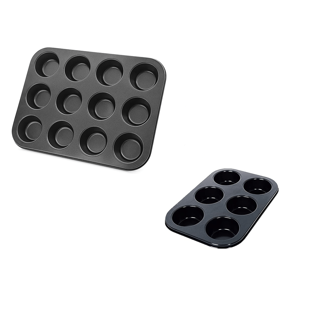 Non-Stick Baking Pans, Easy to Clean and Perfect for Making Jumbo Muffins,Cupcakes or Mini Cakes