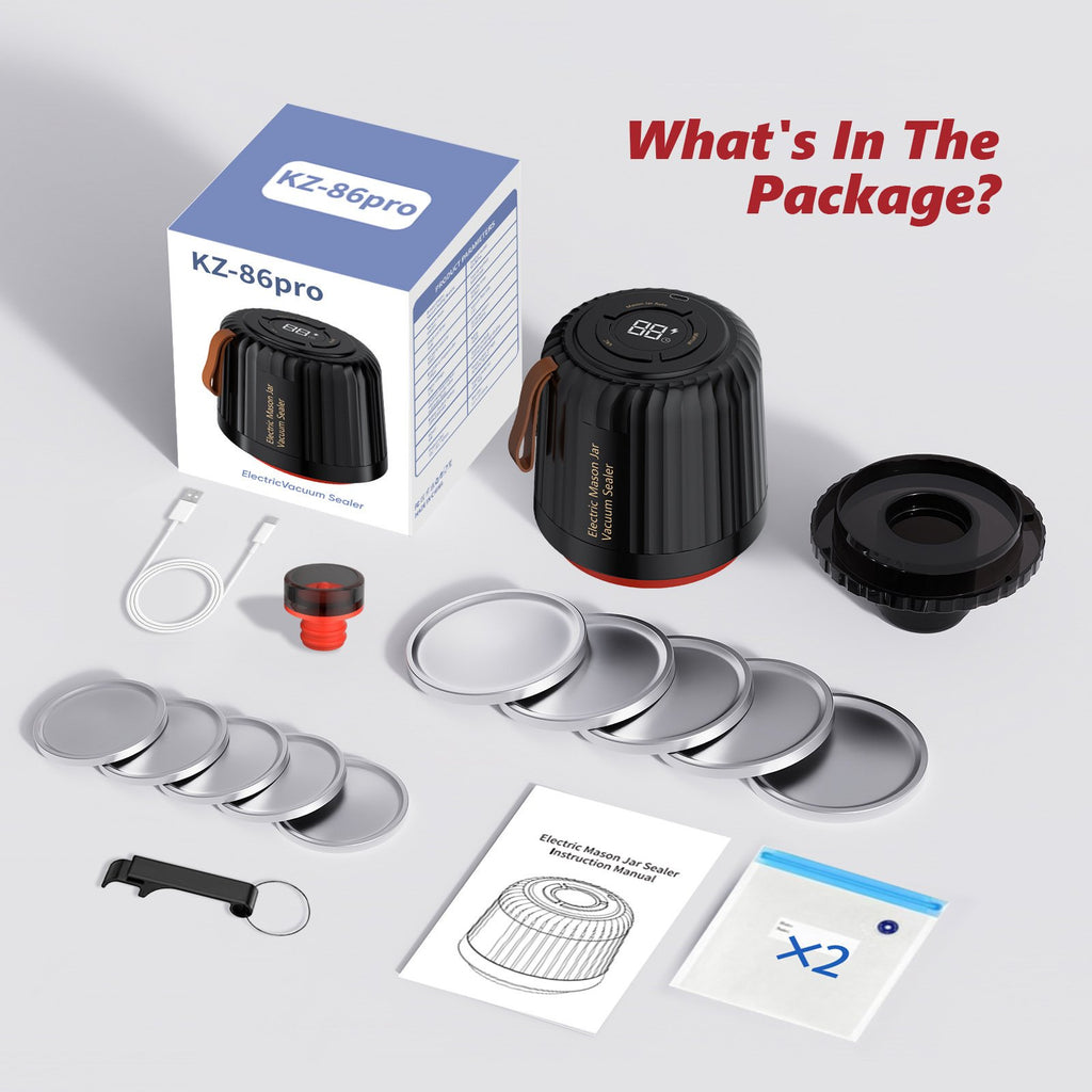 Electric Mason Jar Vacuum Sealer Kit🥗