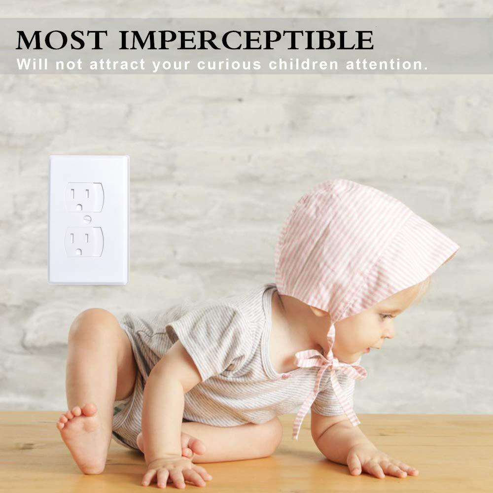 Safety Innovations Self-Closing Babyproof Outlet Covers