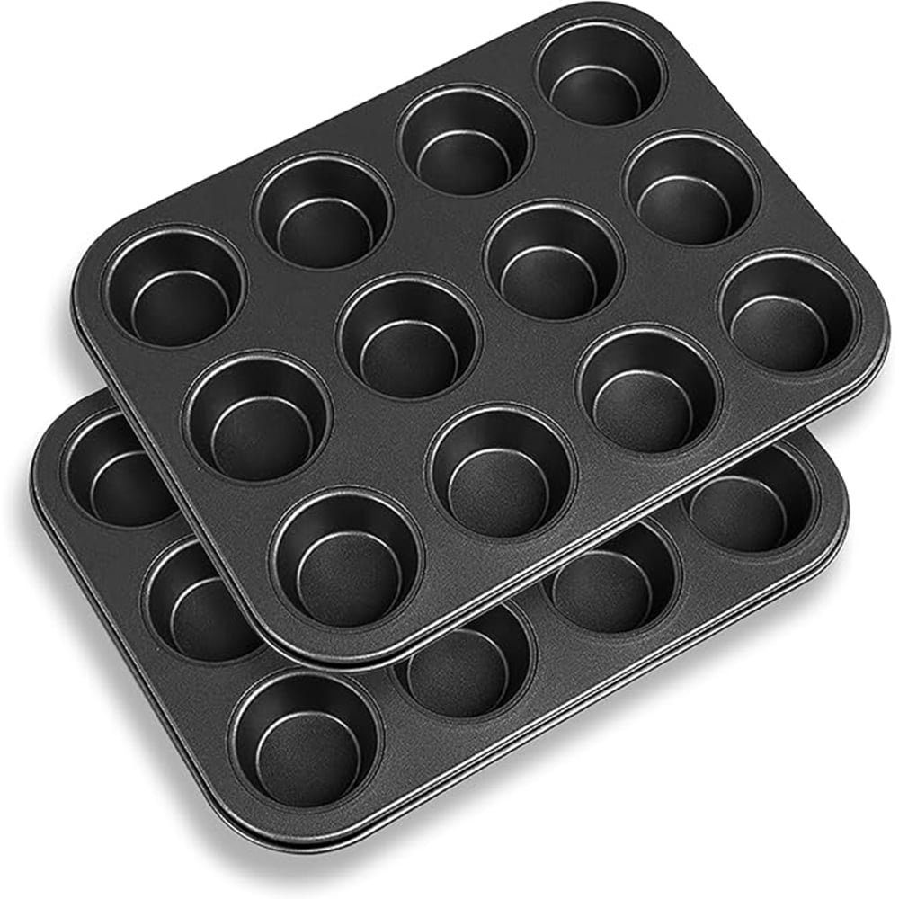 Non-Stick Baking Pans, Easy to Clean and Perfect for Making Jumbo Muffins,Cupcakes or Mini Cakes
