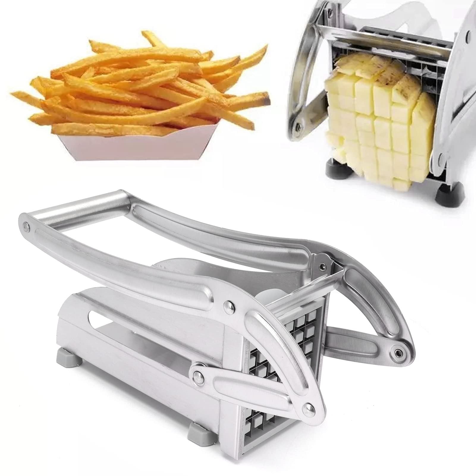 🍟 French Fry Cutter & Perfect Fries Every Time – Effortless Cutting in Seconds! 🔥