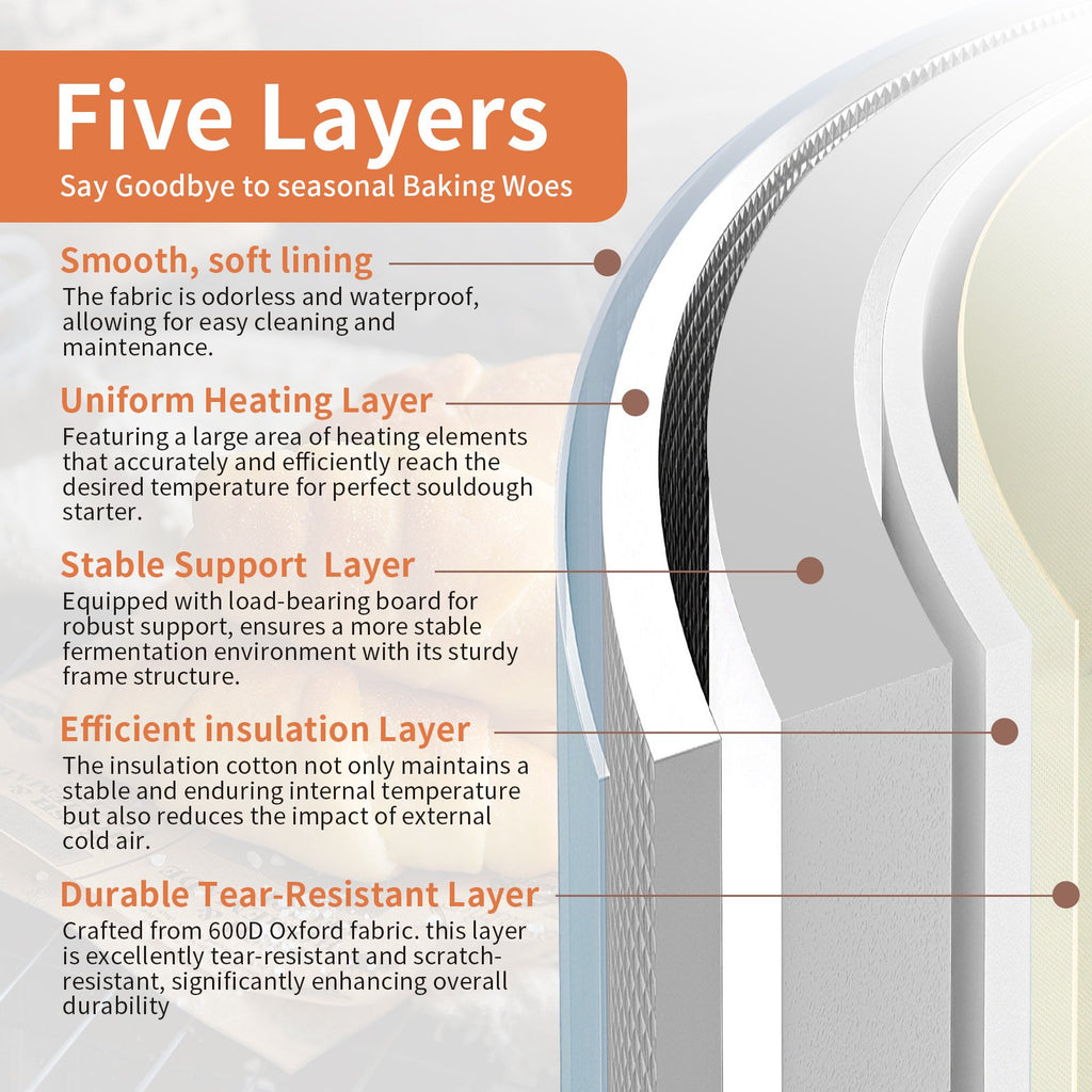 🍞Foldable Proofing Bread Fermentation Box