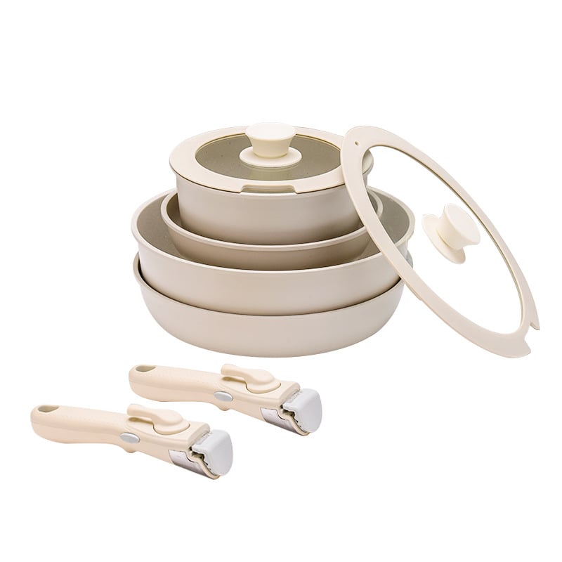 Detachable Handle Cookware - Space-saving, Versatile, and Easy to Clean