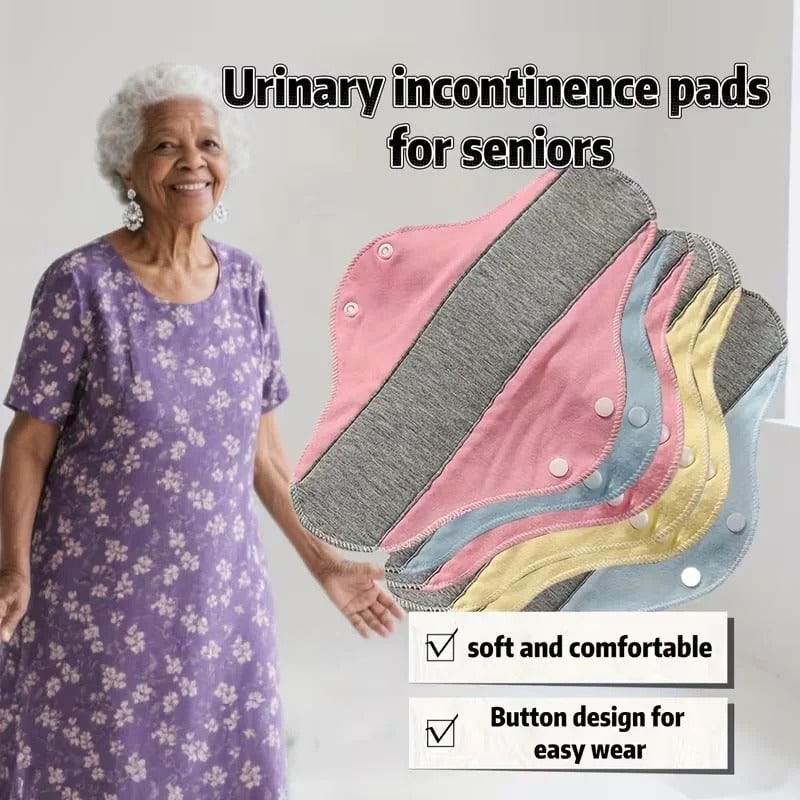 🔥Last Day 49% OFF - 👵4pcs Leak-Proof & Waterproof Washable Incontinence Pads with Graphene Aseptic Technology for Elderly Care