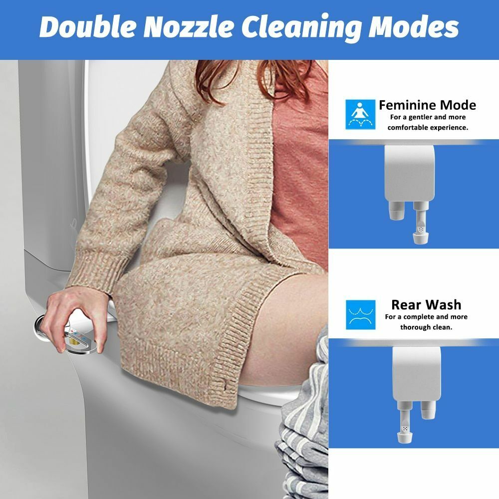 🚽 Hygiene Upgrade | Dual Nozzle Bidet Washer | Self-Cleaning & Easy Install 💦【-50%】